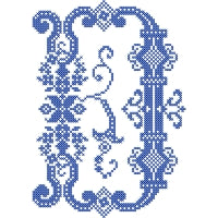 French Cross Stitch Alphabet