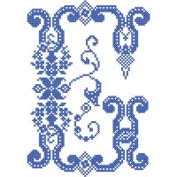 French Cross Stitch Alphabet